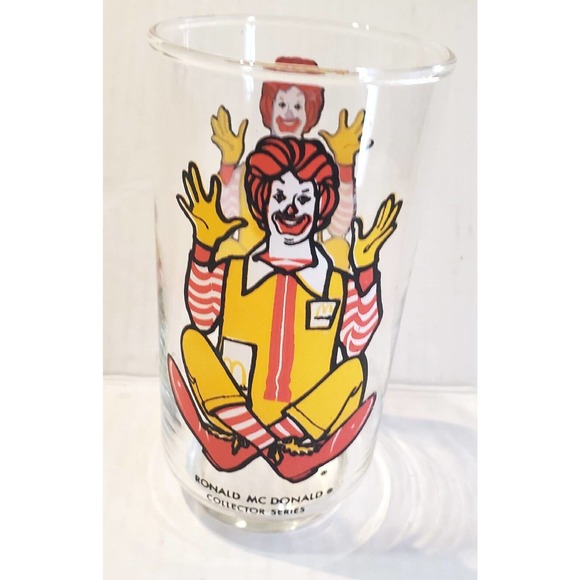 1970's McDonald's collector series Character Glass Ronald McDonald - Picture 2 of 6